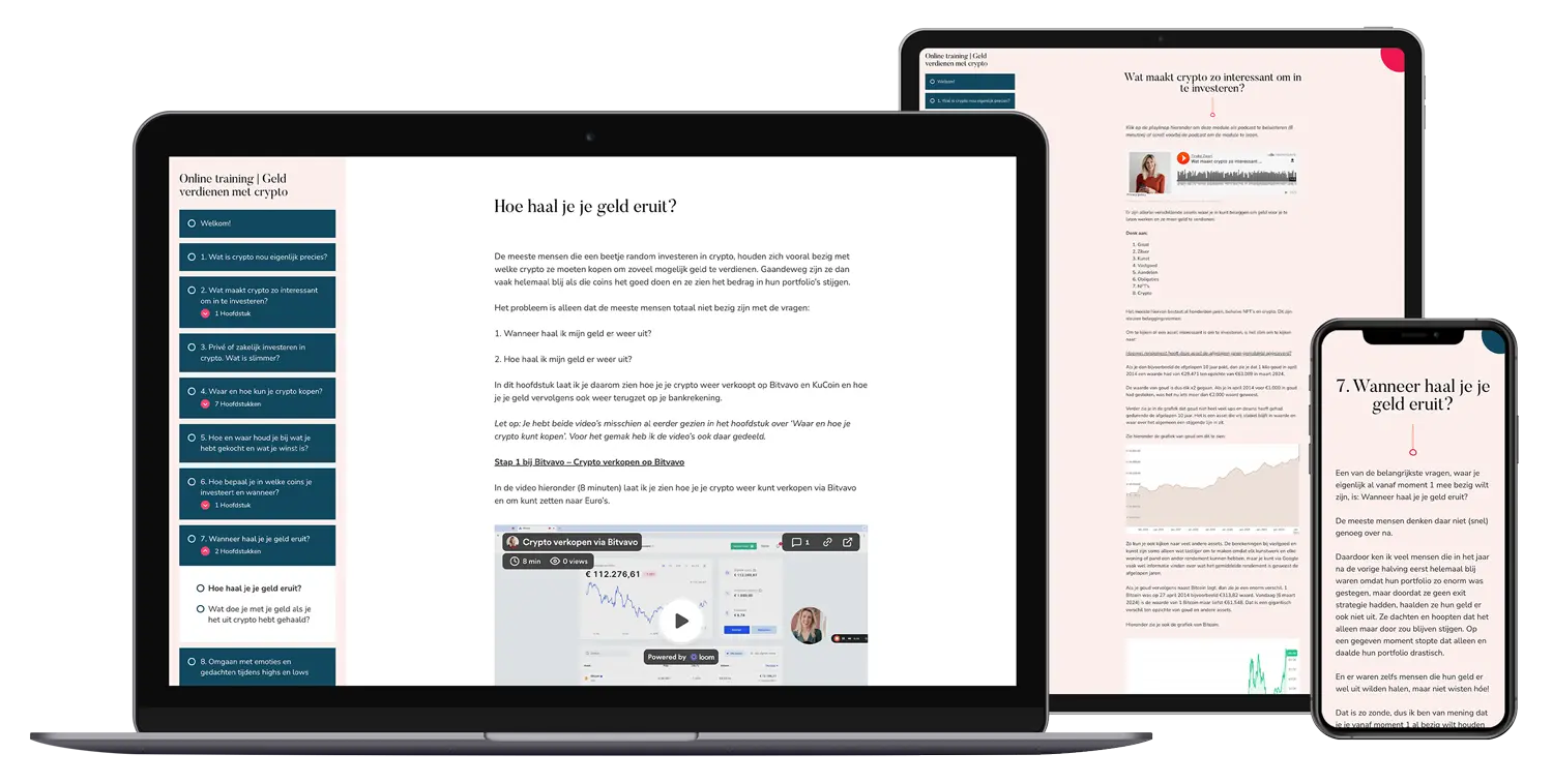 Voorbeeld crypto cursus